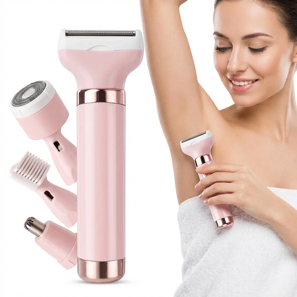 Depiladora  facial e corporal 4 en 1 - Piel suave en segundos sin salir de casa🌸